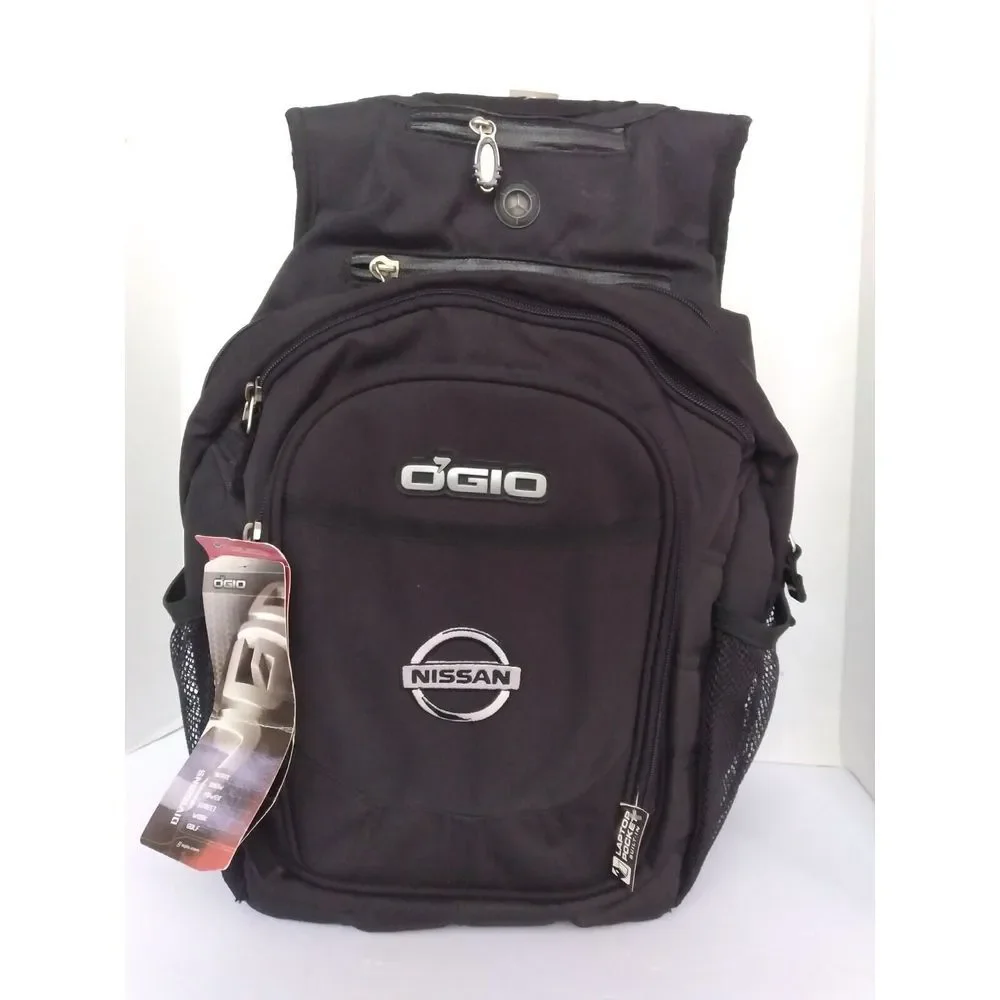 O'Gio Fugitive Black Nissan Car Accessories ‎ Backpack with Laptop Pocket Large